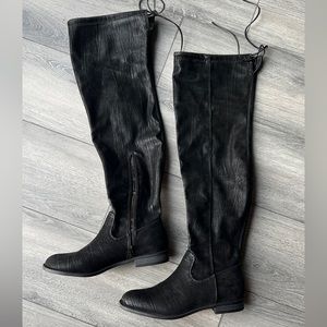 Black Over the Knee Boot